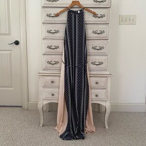 Vici Boho Mixed Media Maxi Dress